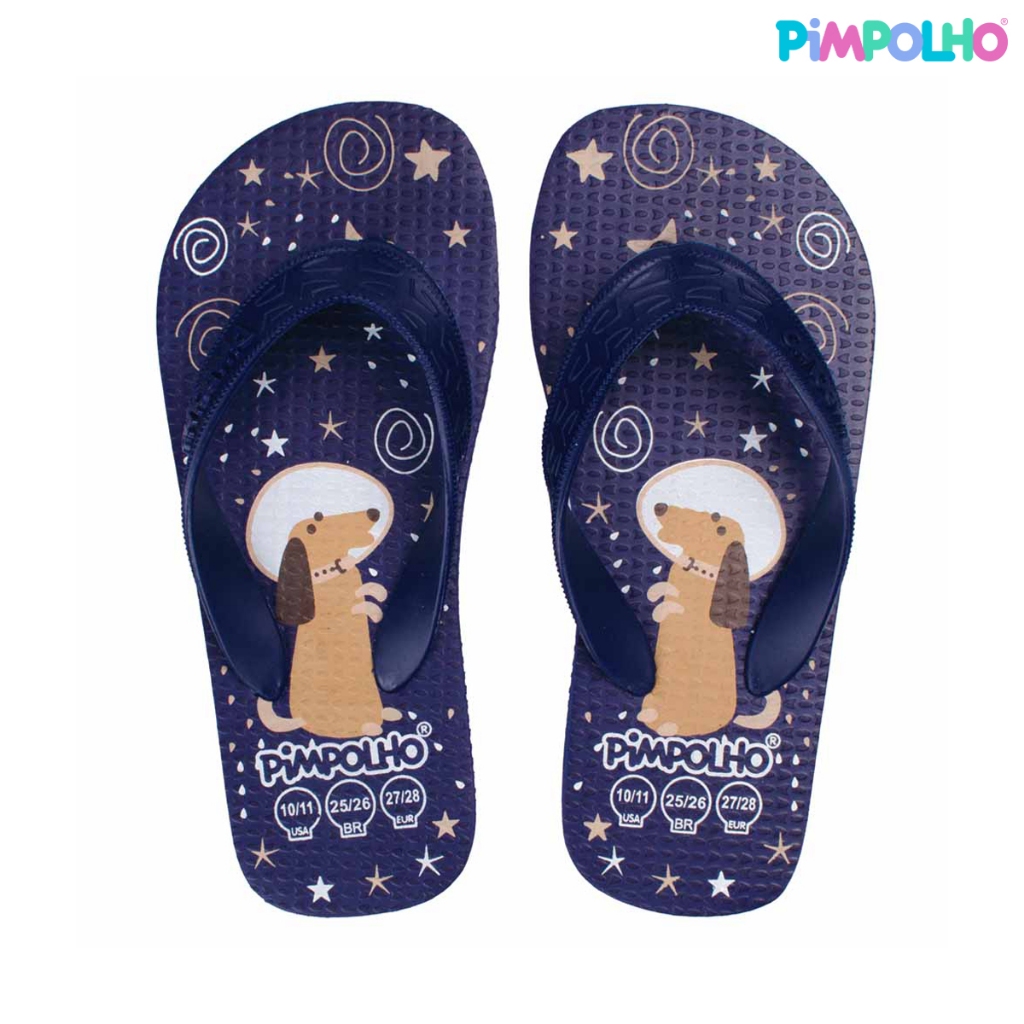 Sandália Praiana Kids Azul Cachorro Menino Pimpolho em Oferta na Shopee