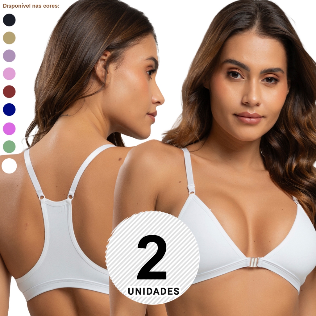 Kits Sutiã Nadador Sem Bojo Confortavel
