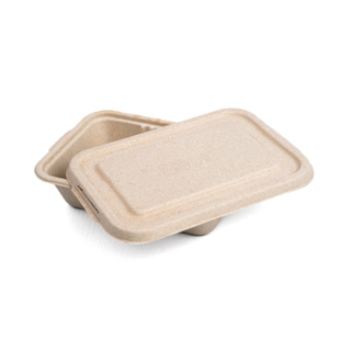 Marmita com Tampa Biodegradável e Compostável - 850 ml - 50 unidades em Oferta na Shopee