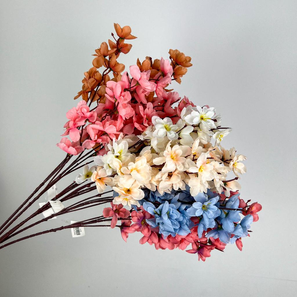 Buquê de Cerejeiras Artificiais para Decoração em Arranjos,vasos - A-64 em Oferta na Shopee