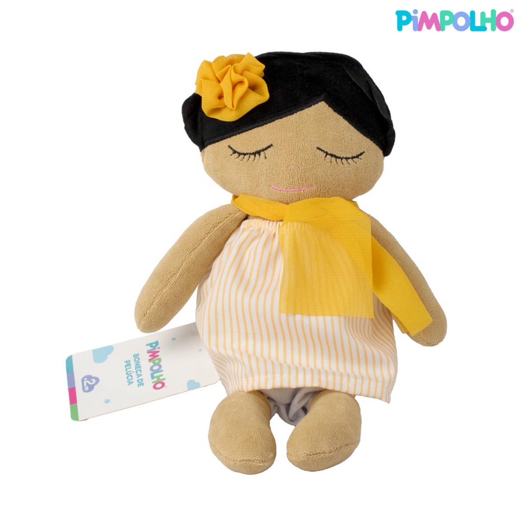 Boneca De Pelúcia 30cm Feminino Pimpolho em Oferta na Shopee