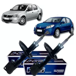 Par Amortecedor Dianteiro Sandero Logan 1.0 1.6 Nakata