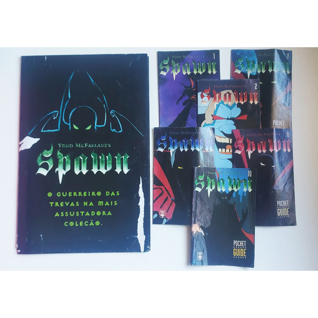 Spawn Pocket Guide - Brinde Das Fitas Vhs - No. 1 - 2 - 6 - 7  -8 e 10 + Poster