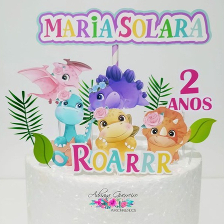 Dinossauro Menina Bolo - Comprar com Melhor Preço em Padaria