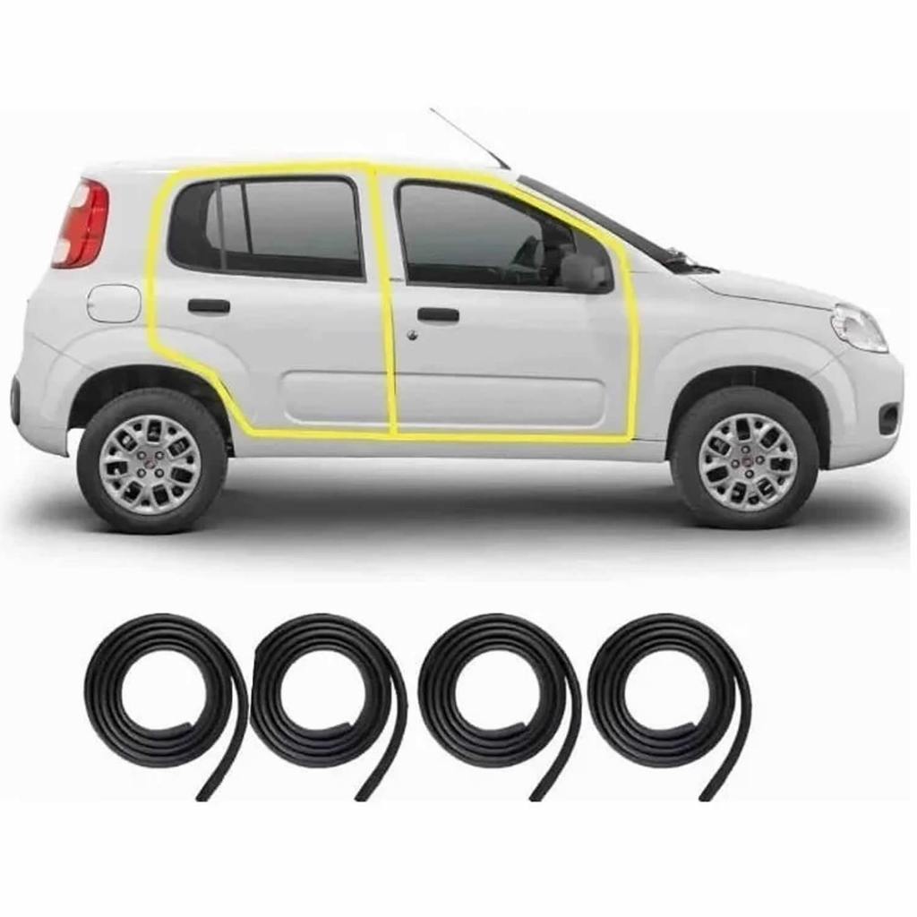 Kit Borracha De Vedação 4 Portas Fiat Uno Vivace Todos em Oferta na Shopee