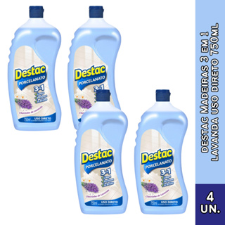 Destac Porcelanato 750ml Cheirinho de Lavanda Escolha a Quantidade em Oferta na Shopee