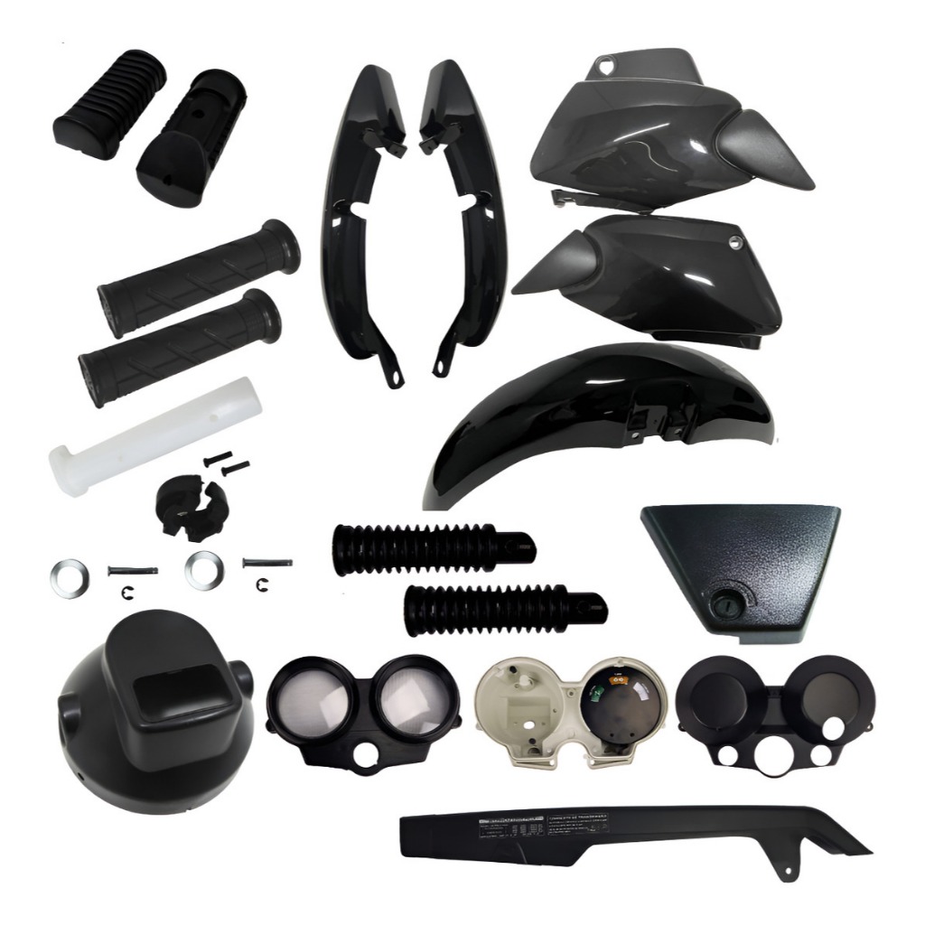 Kit Renovação CG 125 Titan Fan 2000 2001 2002 2003 2004 2005 2006 2007 2008 Plásticos Carenagem em Oferta na Shopee