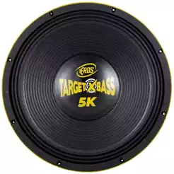 Alto Falante Eros E-15 Target Xbass 5K 15 Polegadas 2500W RMS 4 Ohms Amarelo Grave