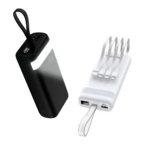 Carregador Portátil  BTE-05E Usb 20.000mah com Cabo embutido Pronta Entrega