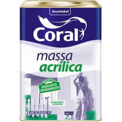 Massa Acrilica Coral 25Kg