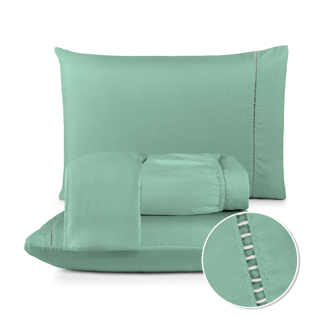 Kit Jogo de Lençol Combo Promoção 400 Fios Toque Suave e Macio