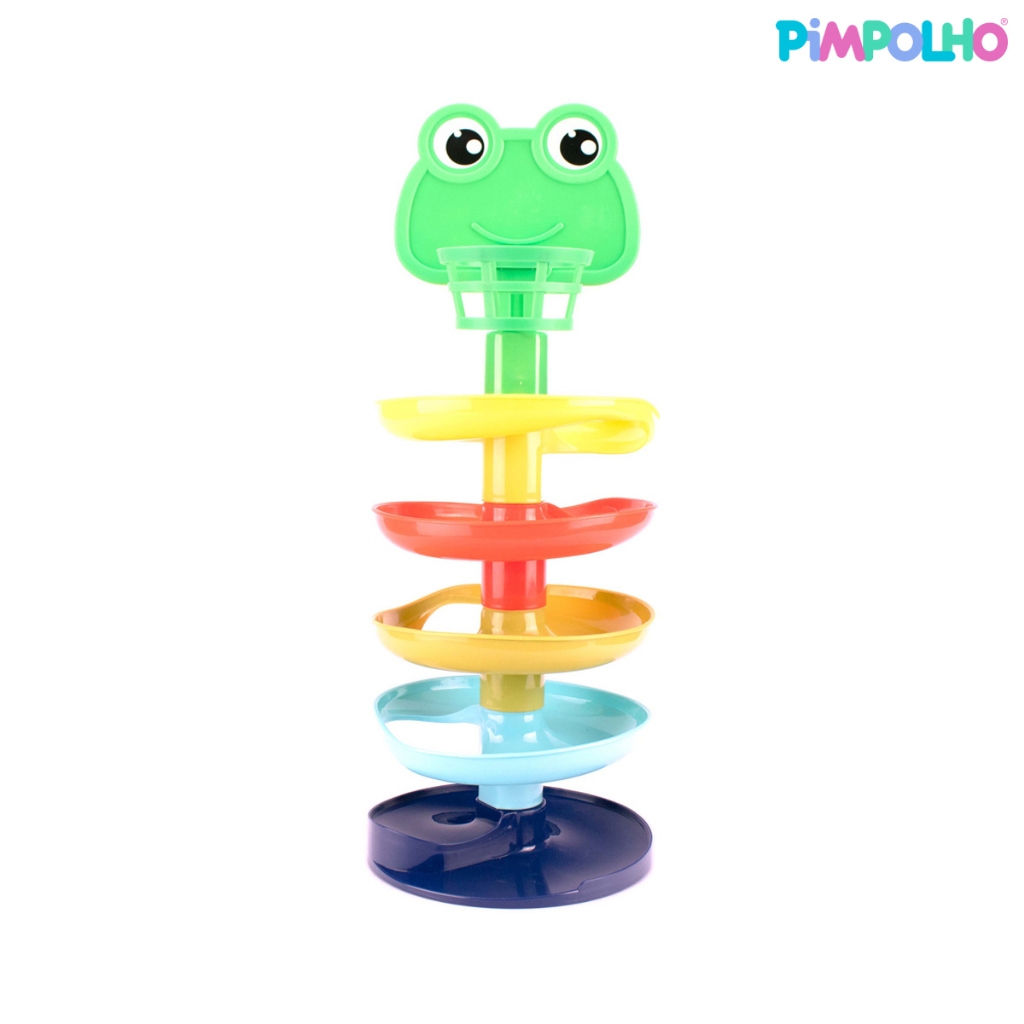Torre Interativa Infantil Pimpolho Colorida Sapinho
