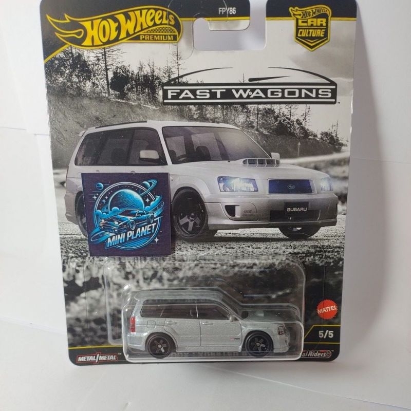 Hot Wheels Premium - Subaru Forester STi - HW Car Culture Fast Wagons