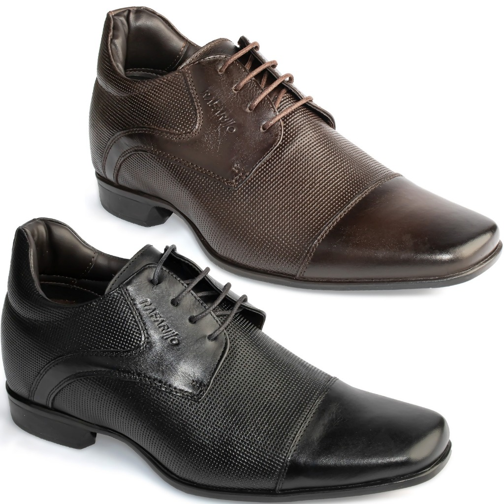 Sapato Rafarillo Office Alth Aumenta 7cm Couro Original 53003