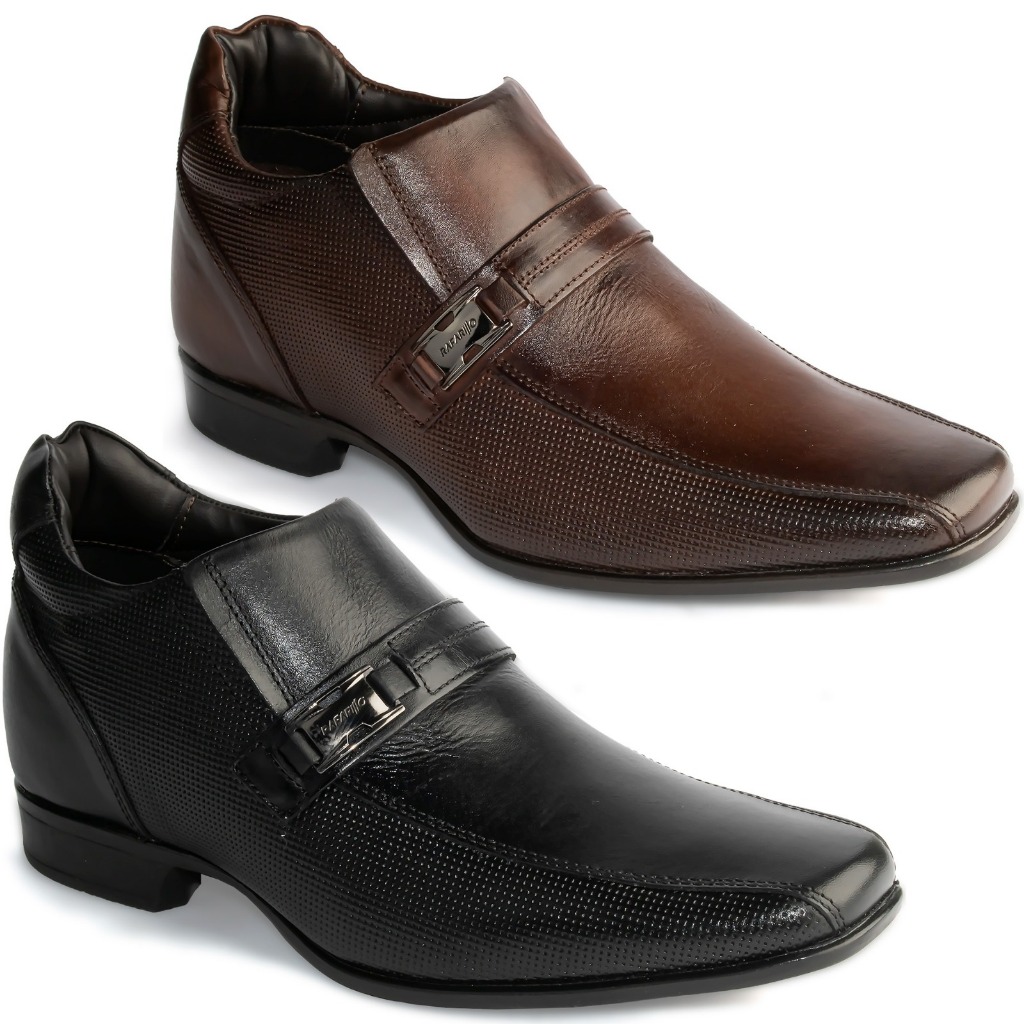 Sapato Rafarillo Office Alth Você+Alto 7cm Couro Original 53001 em Oferta na Shopee