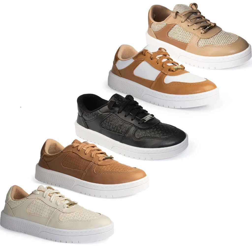 Tênis Moleca Feminino Casual Conforto Estilo 5791-110