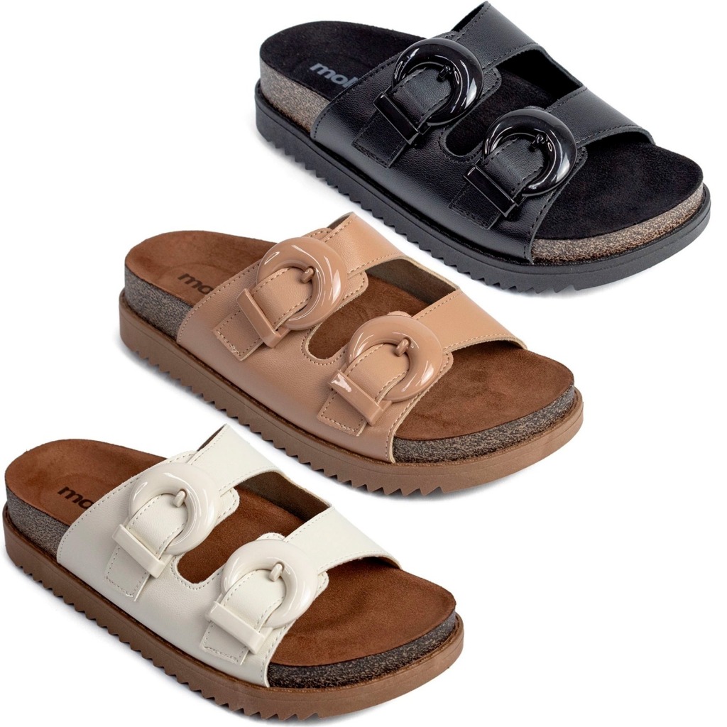 Tamanco Moleca Slide Papete Confortável 5500-103 em Oferta na Shopee