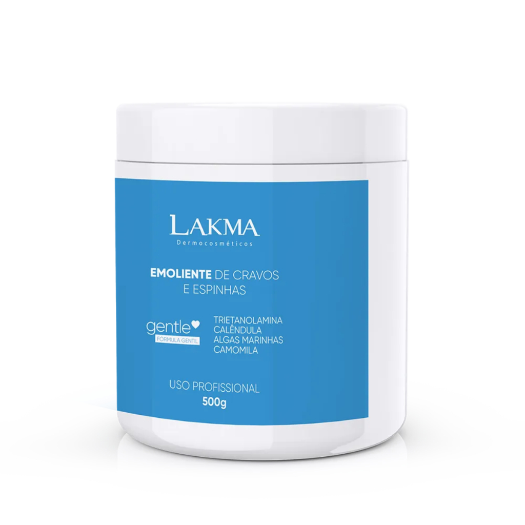 Lakma Creme Emoliente De Cravos E Espinhas 500g Limpeza de Pele