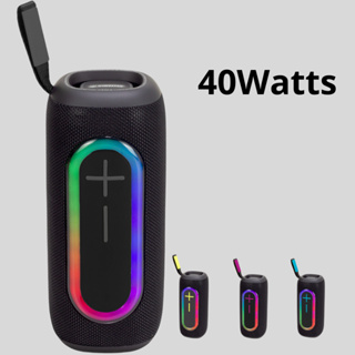 Caixa de Som Kimaster K520 Bluetooth 20W Potente IPX6 RGB Rádio FM Portátil em Oferta na Shopee