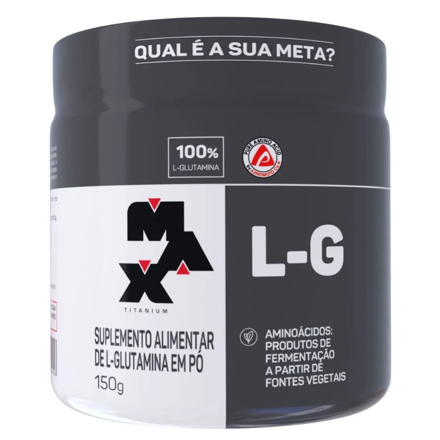 Glutamina L-g 150g Max Titanium Suplemento Academia em Oferta na Shopee