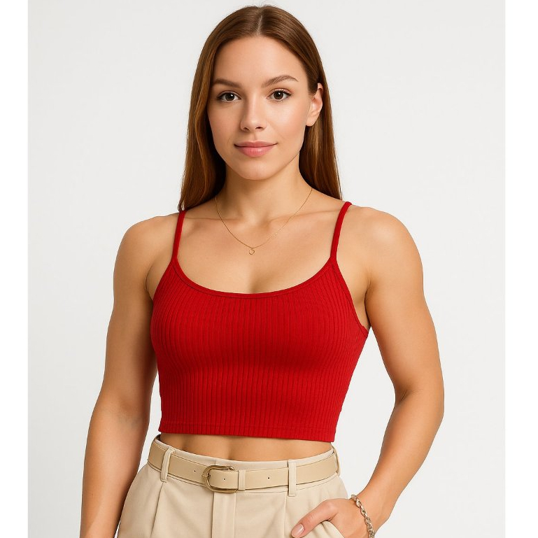 Kit 2 Top Cropped Alcinha Malha Canelada Blusinha Feminina Fitness Academia Várias Cores em Oferta na Shopee