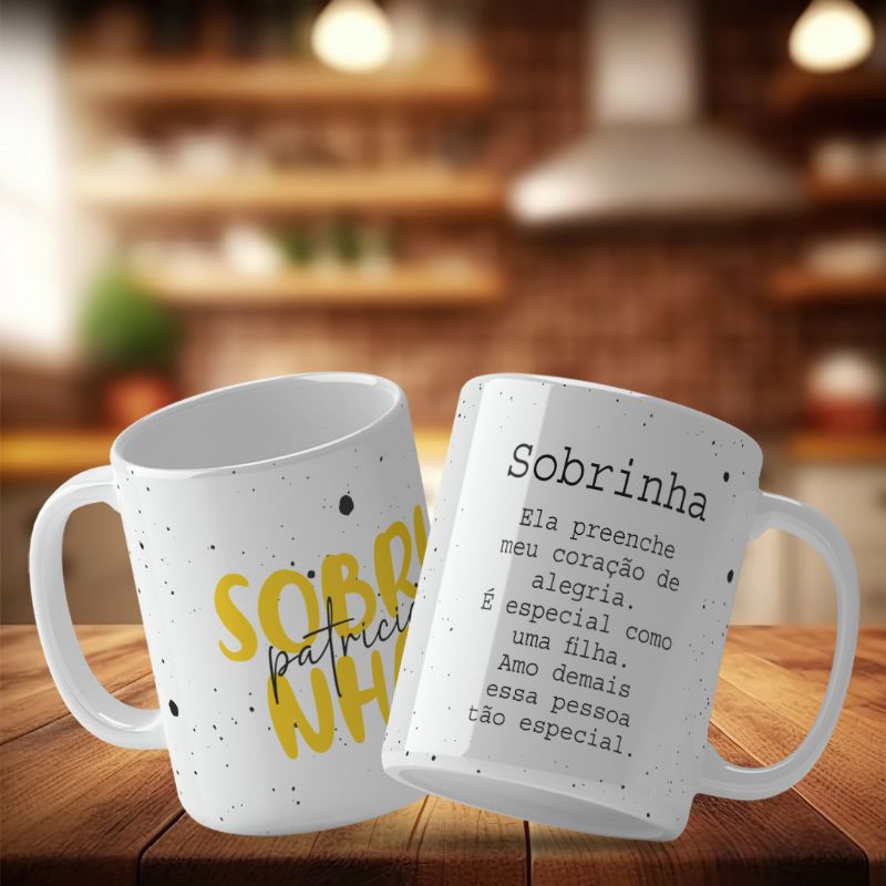 Caneca de Porcelana personalizada família, mãe, sogra, sogro...