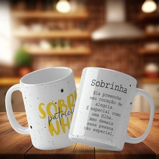 Caneca de Porcelana personalizada família, mãe, sogra, sogro...