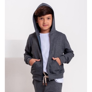 Casaco Moletom - 2/4/6/8 - Flanelado de Capuz INFANTIL em Oferta na Shopee