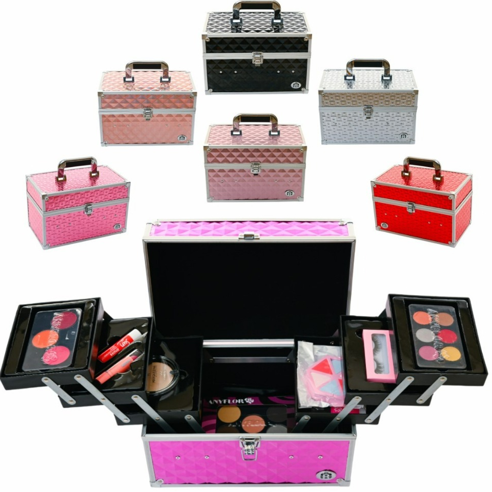 Maleta de Maquiagem Profissional Completa Make Beauté em Oferta na Shopee
