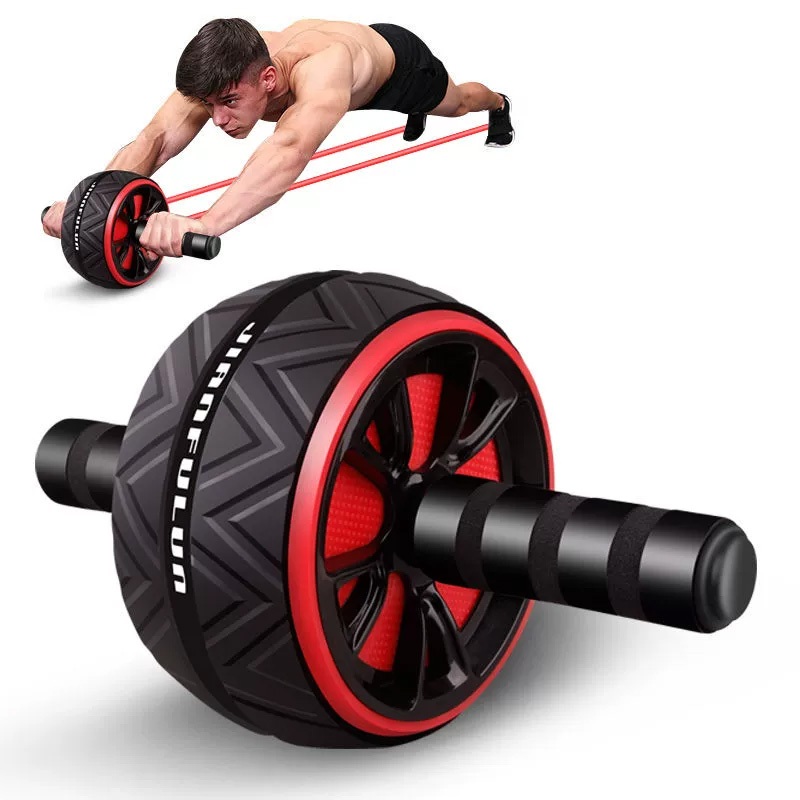Roda de Abdominal Exercício Lombar Grossa Musculação Profissional FITMETRIA Rolo WCT Fitness