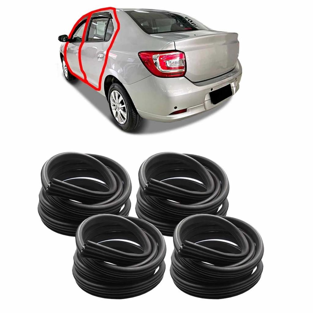 Jogo Borracha Vedação 4 Portas Sandero Logan Duster em Oferta na Shopee