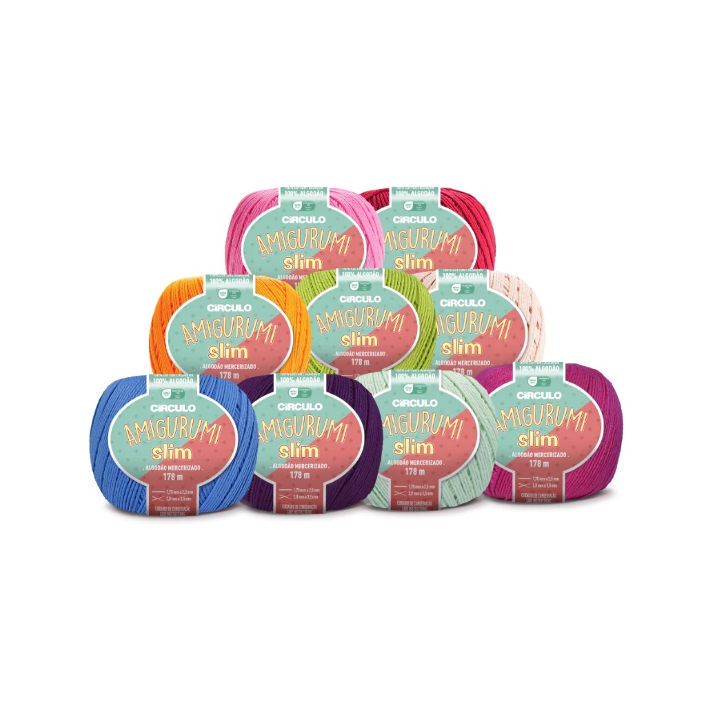 Fio Amigurumi Círculo - 254mts - 125g em Oferta na Shopee