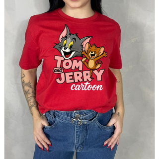 Camiseta Feminina Estampa de Desenho Coleção Streetware Varias Cores em Oferta na Shopee