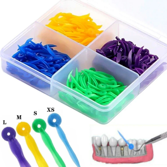 Cunha dentária plásticas | 200 Peças | dentista