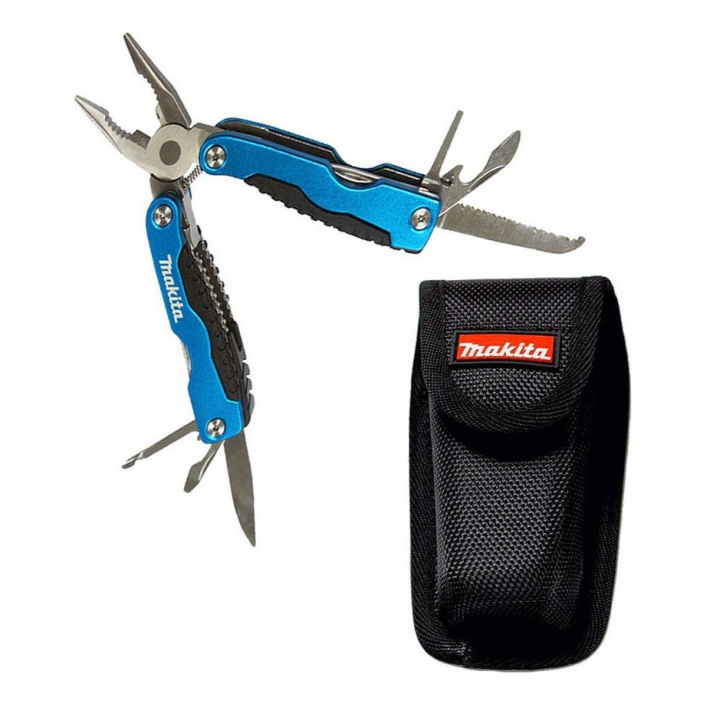Alicate Makita 9 Funções Canivete Aço Multiuso + Case