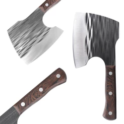 Faca Machado Premium cortador de osso de forjamento de precisão de aço inoxidável Alta qualidade Grillrelax