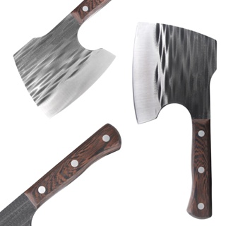 Faca Machado Premium cortador de osso de forjamento de precisão de aço inoxidável Alta qualidade Grillrelax em Oferta na Shopee