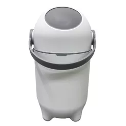 Lixeira Anti-Odor para Fraldas 10L Gato Panda | Vedação Total, Design Fofo e Compacto