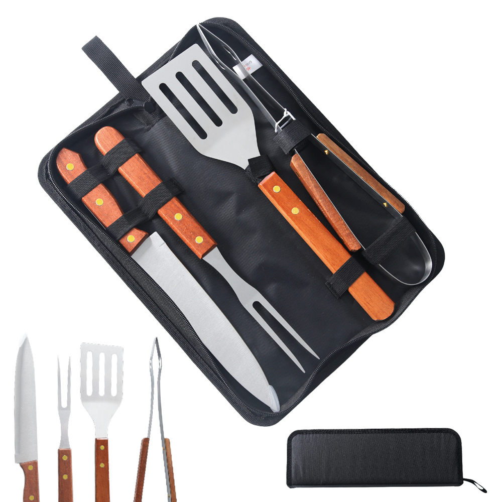 Kit Churrasco 5 Peças Aço Inox e Estojo Resistente Grillrelax em Oferta na Shopee