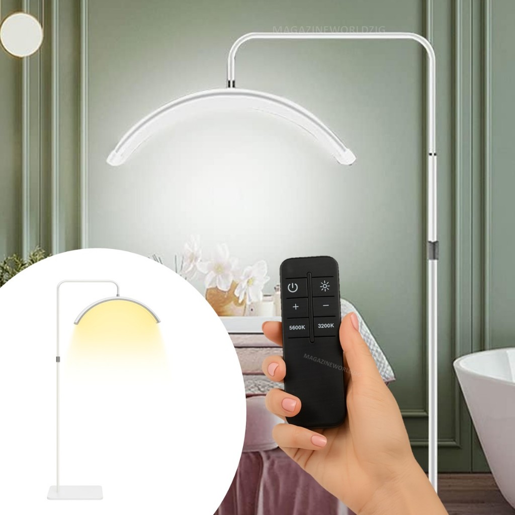 Ring Light Profissional Estética Meia Lua LED 40W Bivolt para Maquiagem e Studio