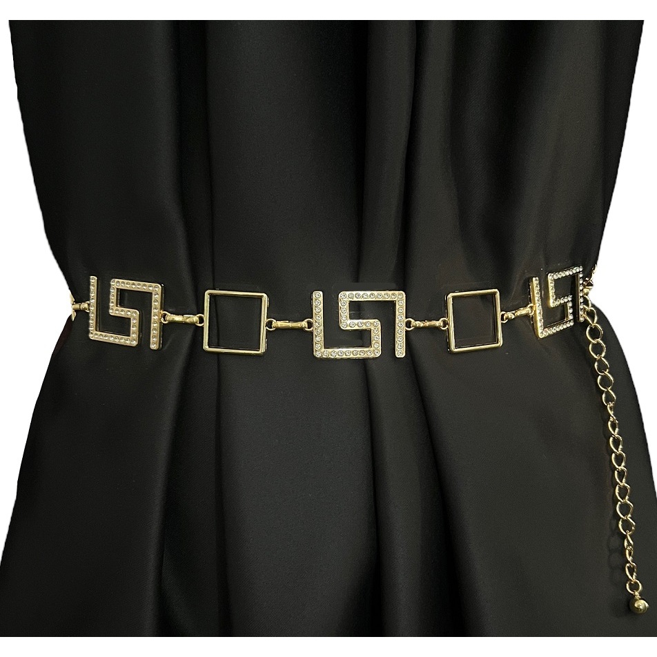Cinto Corrente De Cintura Elegante  – Corrente de Cintura em Metal Perfeito Para Vestidos