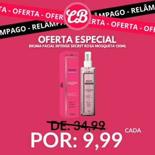 BRUMA ROSA MOSQUETA 130ML INTENSE SECRET em Oferta na Shopee