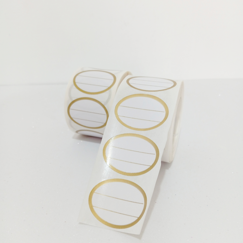 Validade etiqueta Moldura Oval Adesiva 4x3cm com Linhas em Oferta na Shopee