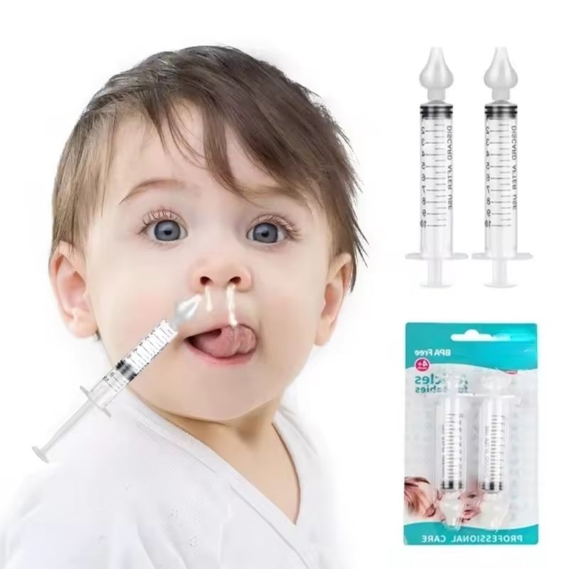 Kit Seringa Lavagem Nasal com Ponteira de Silicone