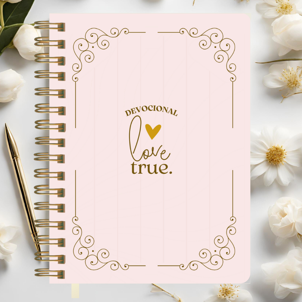 Caderno Planner Devocional Feminino Capa Dura Tamanho A5