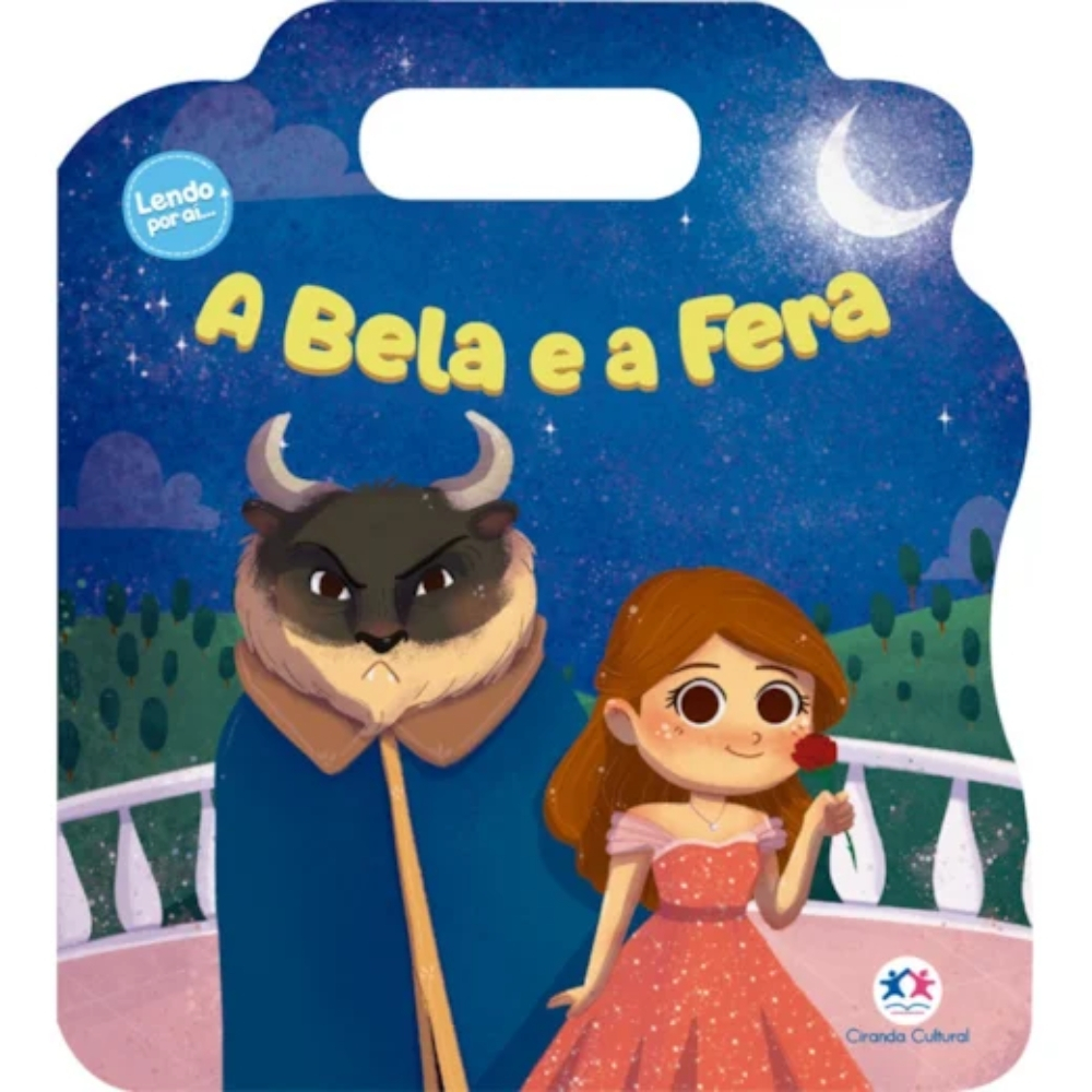 Livro Cartonado A Bela e a Fera - Lendo Por Aí