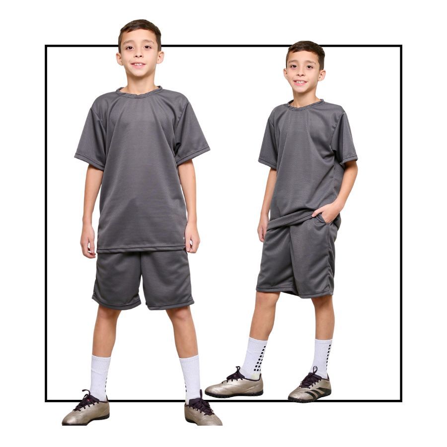 CONJUNTO JUVENIL DRY FIT MASCULINO CAMISETA + SHORT — imagem 2 de 2