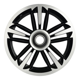 Roda Aro De Alumínio 8 Polegadas Para Carrinhos De Carga Com Rolamento JC em Oferta na Shopee