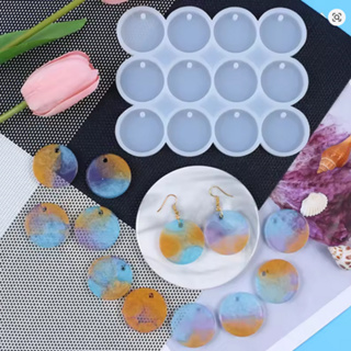 Molde de Silicone Bolinha Diy Resina Epoxi Joia Pingente Brinco Chaveiro Acessorio 12 cav 3,5cm 7mm em Oferta na Shopee