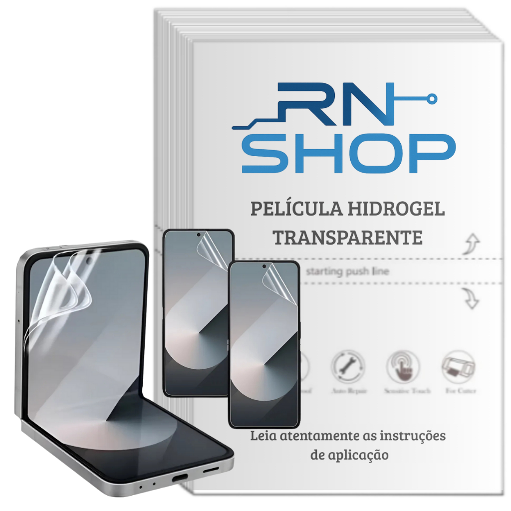 3 Películas Hidrogel HD Tela Frontal Para Samsung Galaxy Z Flip Zflip 6 5 4 3 2